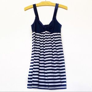 ABERCROMBIE KIDS Blue & White Striped Dress XL